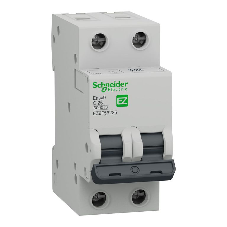 Interruptor Termomagnético 2P 25A 10KA 230V - EASY9