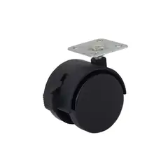 ZENDER - Rueda Nylon Plataforma con Freno 50 mm.