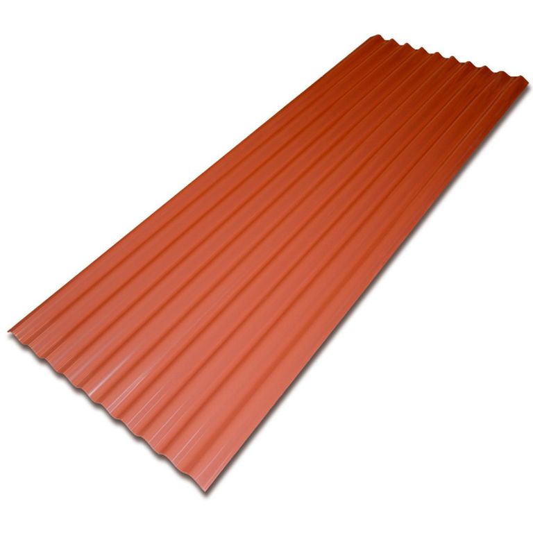 Techo de Polipropileno O100 1.1x3.05x0.9mm Techoplus Rojo