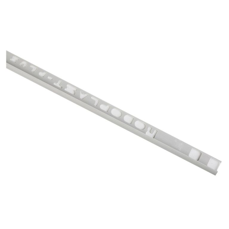 Perfil Rodoplast Gris Plata 8mm x 2.4m