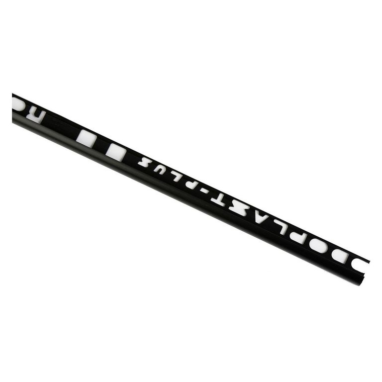 Perfil Rodoplast Negro 9.5mm x 2.4m