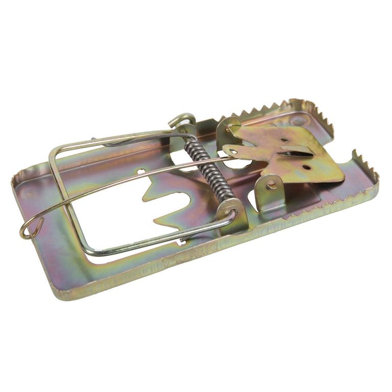 Trampa de Metal Grande Metal Bronce 8.4x15.5x2cm
