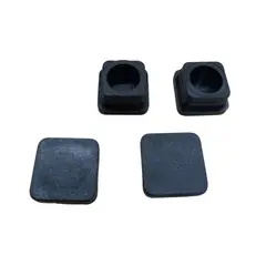 FIXSER - Pack x4 Regaton Cuadrado PVC 3/4''