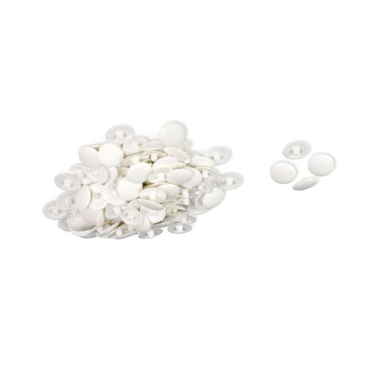 Tapa para Tornillo Blanco x 100 unid.