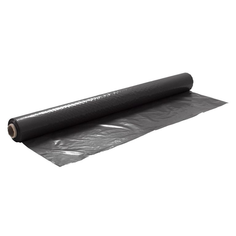 Manga Plástica Negro por Rollo 1.5x82m