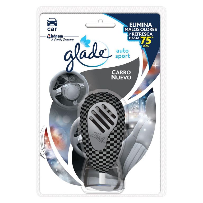 Aromatizante Glade Líquido Auto Sport Aroma Carro Nuevo