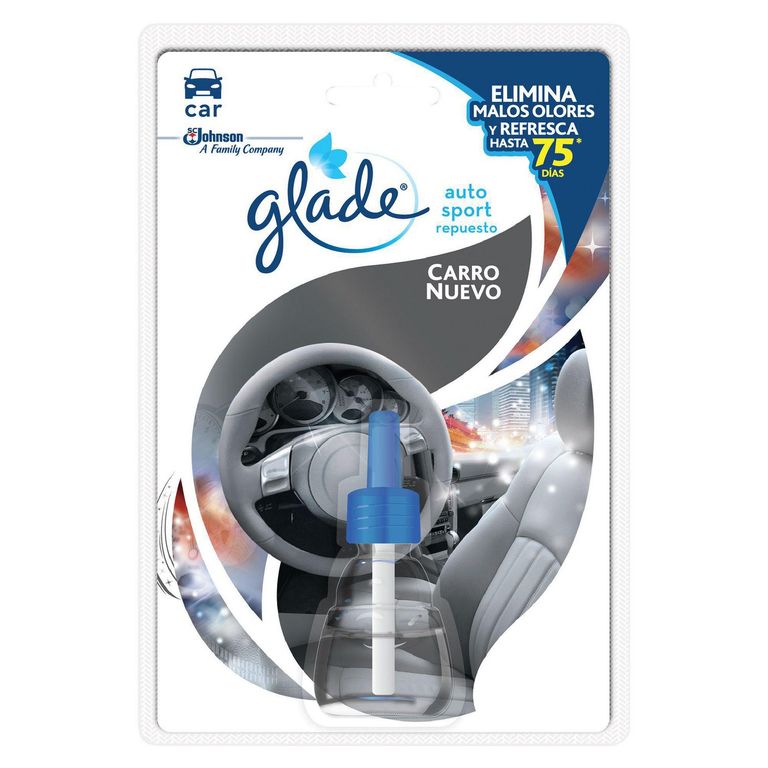 Repuesto Aromatizante Glade Aroma Carro Nuevo