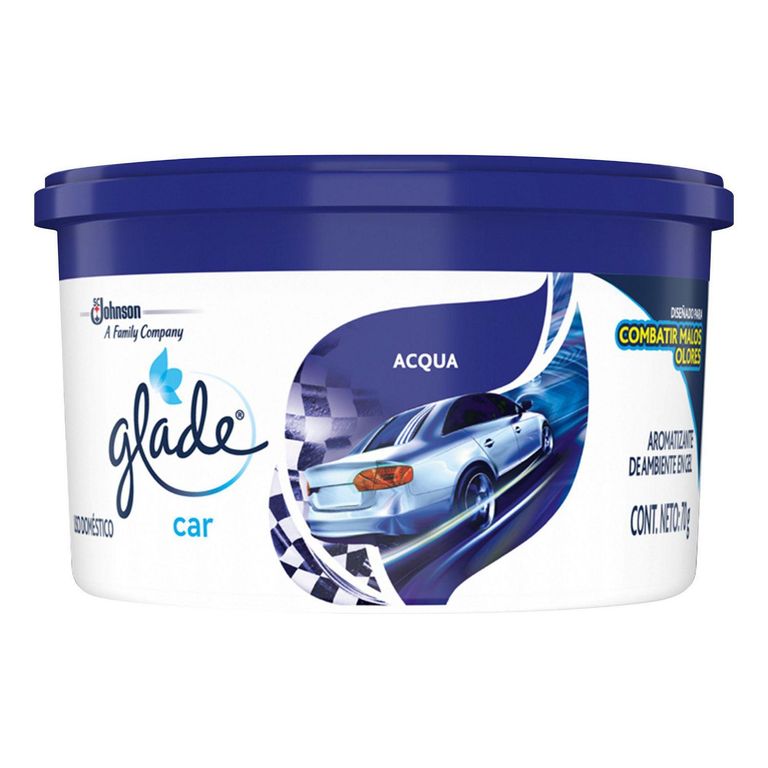 Aromatizante Glade Gel Car Aroma Acqua