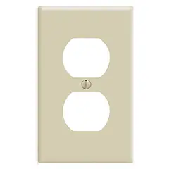 GENERICO - Placa PVC Doble Marfil