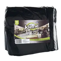KLEINE WOLKE - Bolsa para basura 75 L pack x 50