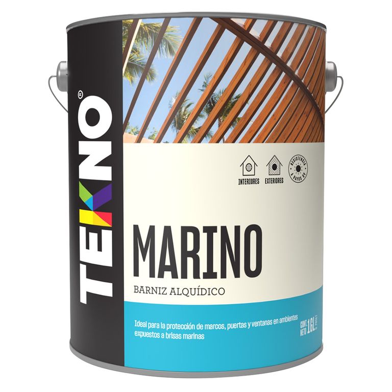 Barniz Marino Mate Tekno 1 Galón