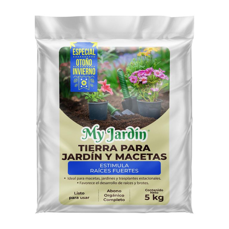 Tierra para Jardín y Macetas 5Kg