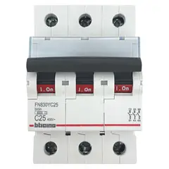 BTICINO - Interruptor Termomagnético 3x25A