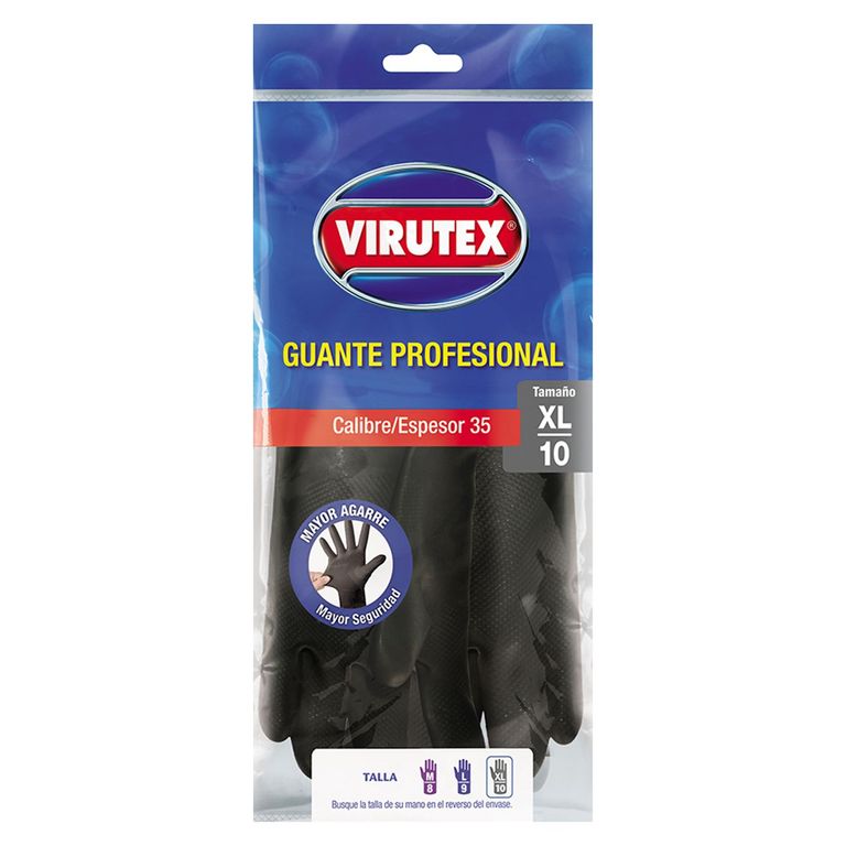 Guante Tradicional Calibre 35 Talla XL - Negro