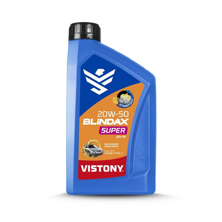 Aceite para Motor Vistony 20w50 Blindax Súper de 1L