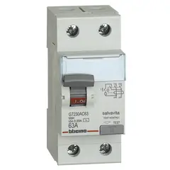 BTICINO - Interruptor diferencial 2x63A
