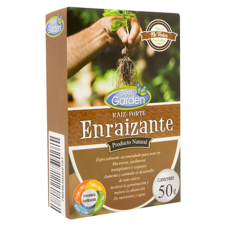 Enraizante con Micorrizas Raiz Forte 50gr No indica 6 cm12.5 cm3.5 cm