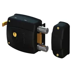 FORTE - Cerradura de Sobreponer BK-240 Negro