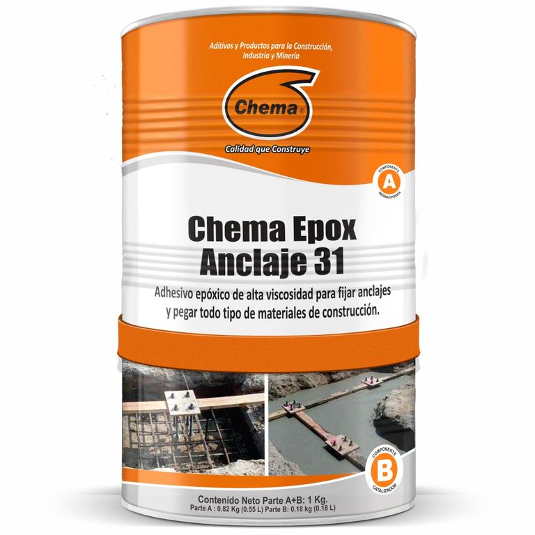 ADHESIVO 1KG CHEMA EPOX ANCLAJ