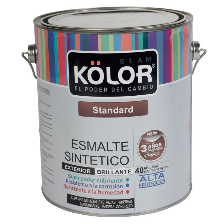 Esmalte Standard Rojo Oxidado Brillante 1gl