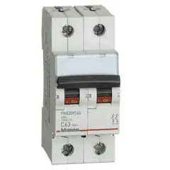 BTICINO - Interruptor Termomagnético 2x63A