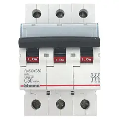 BTICINO - Interruptor Termomagnético 3x50A