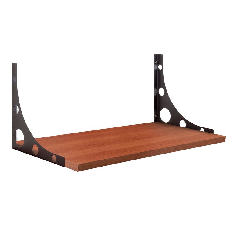 Soporte Repisa Mondrian Negro 25cm