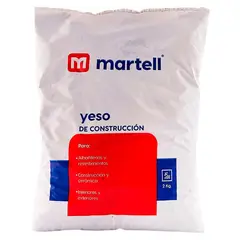 MARTELL - Yeso de Construcción 2kg