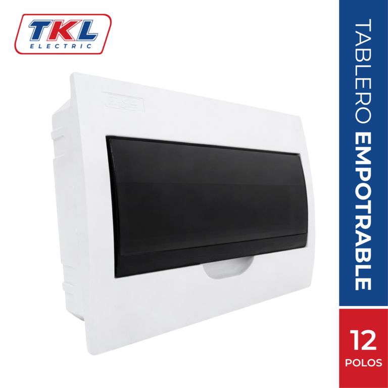 Tablero Empotrable Plástico 12 Polos