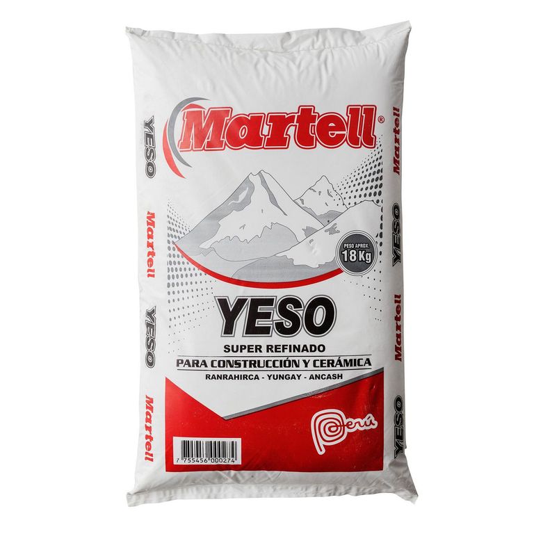 Yeso de Obra para Construcción 18Kg