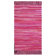 JUST HOME COLLECTION - Alfombra Rectangular Fucsia Chindi