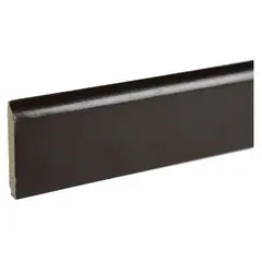 DIMFER - Zócalo de Pino Boleado Acabado Caoba 10 x 64 x 2400 mm