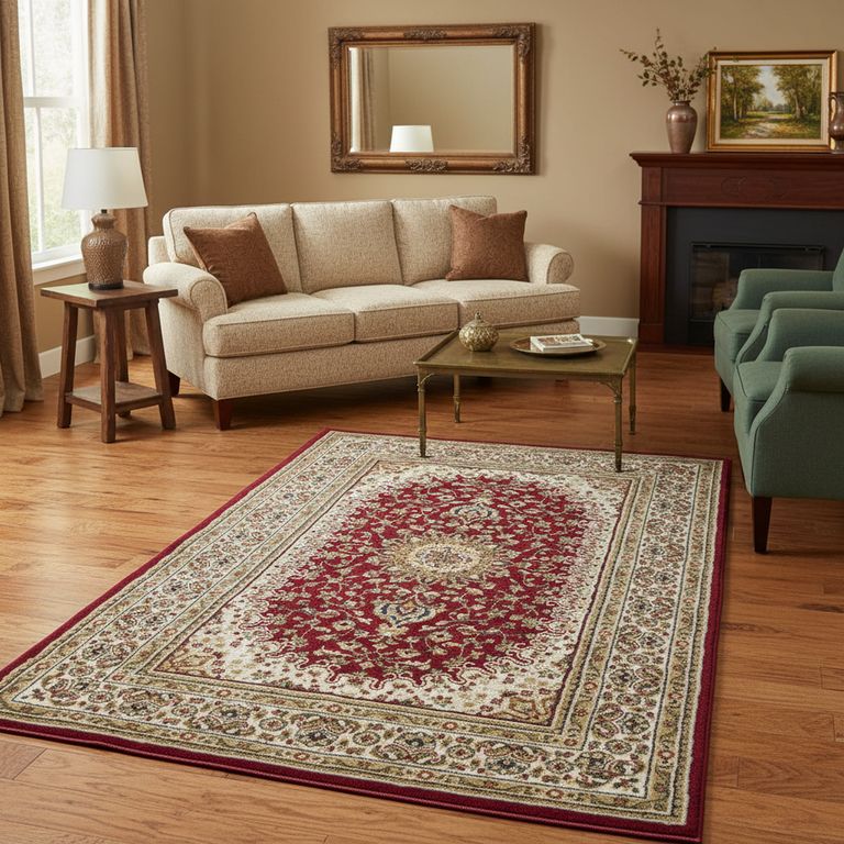 Alfombra Rectangular Carrera Clasica 150x220cm