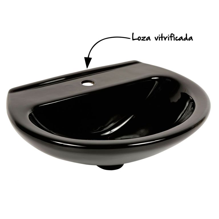 Lavamanos Sobre Pedestal Manantial Negro