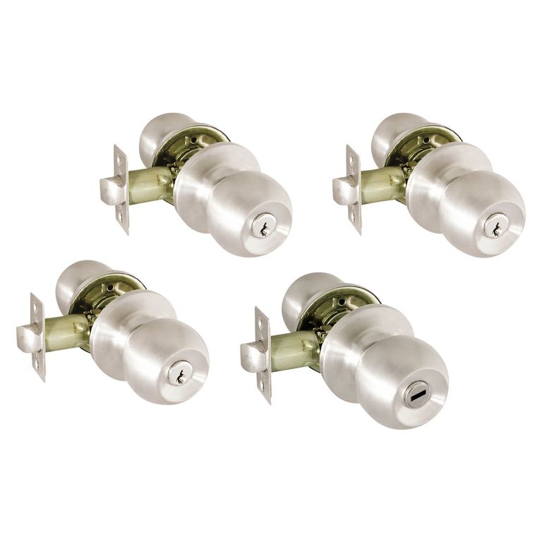 Cerradura de Pomo 3 Dormitorios y 1 Baño