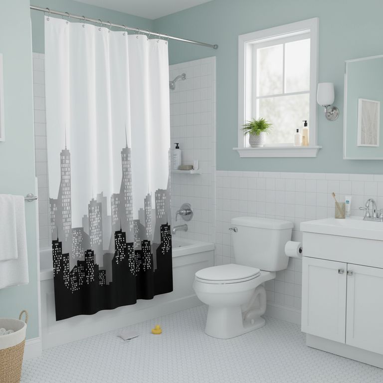 Cortina de Baño Metropoli 178x180cm