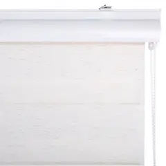 JUST HOME COLLECTION - Cortina Roller Día/Noche Lino 150x250cm Beige