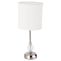JUST HOME COLLECTION - Lámpara de Mesa Tela Firenze Beige 1L