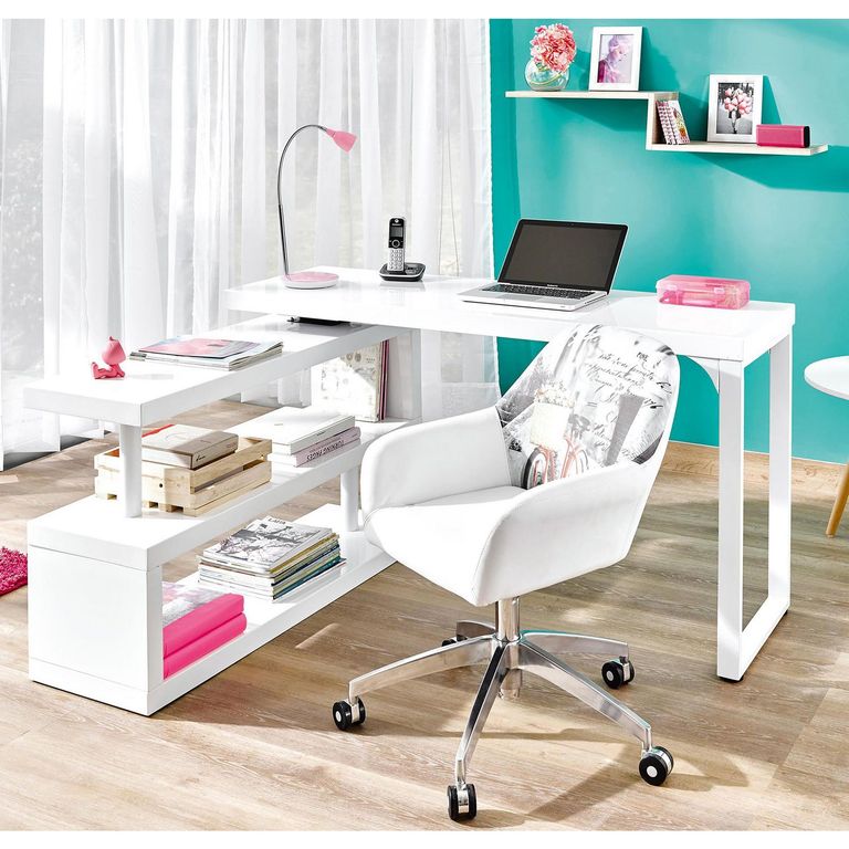 Escritorio Blanco Melamina Barcelona