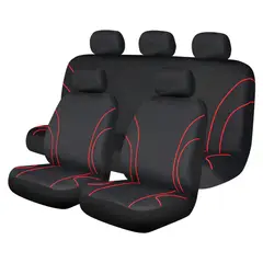 AUTOSTYLE - Fundas para Asientos de Autos Poliester Deportivo