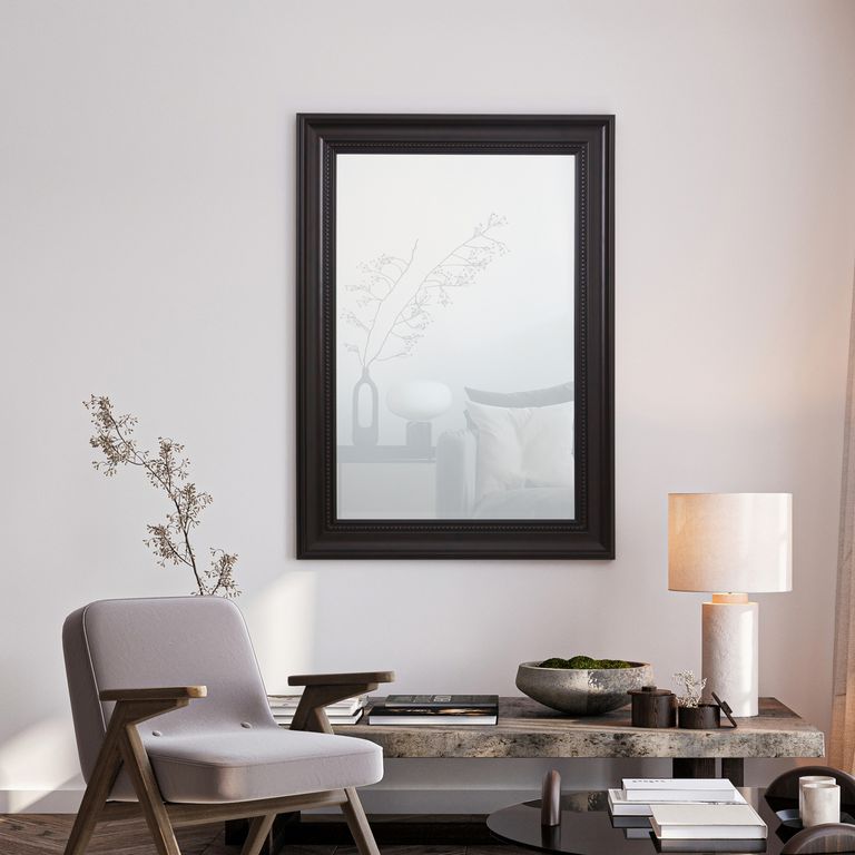 Espejo Decorativo Rectangular Café 78x109cm