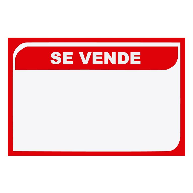 Señal de Se Vende 20x30 cm.