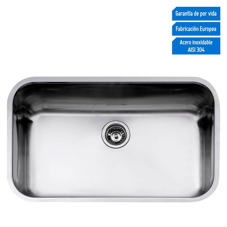 Lavadero de Cocina Acero Inoxidable Teka 1 Poza 78.7x48.2cm