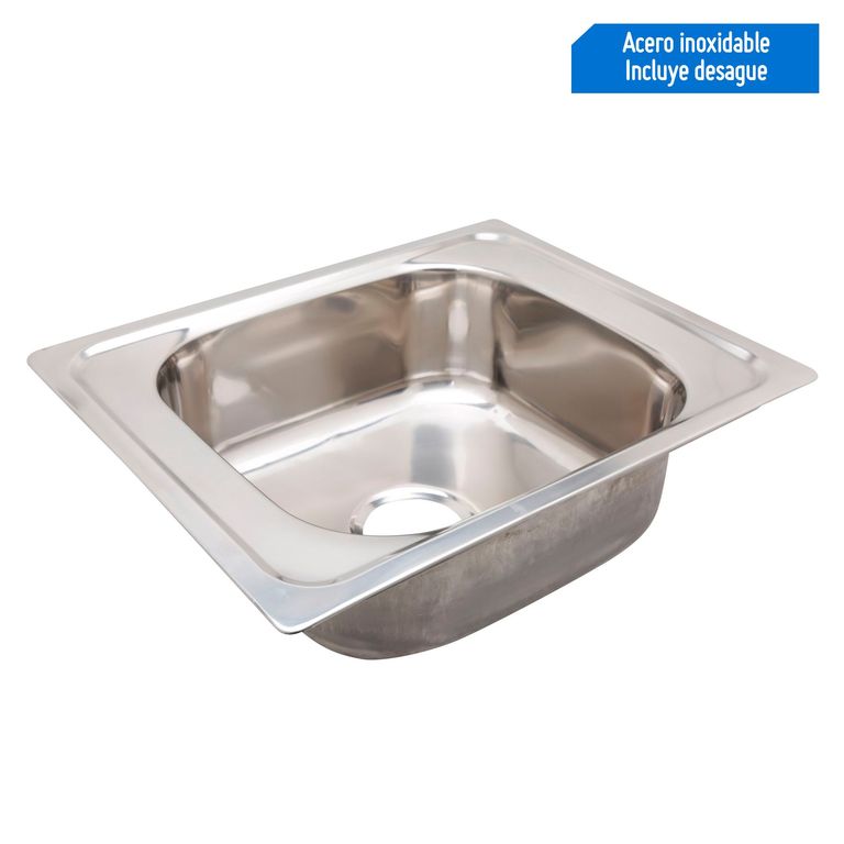 Lavadero de Cocina 1 Poza sin Escurridero 50cm