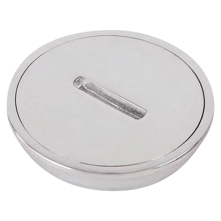 Registro 4" Plateado