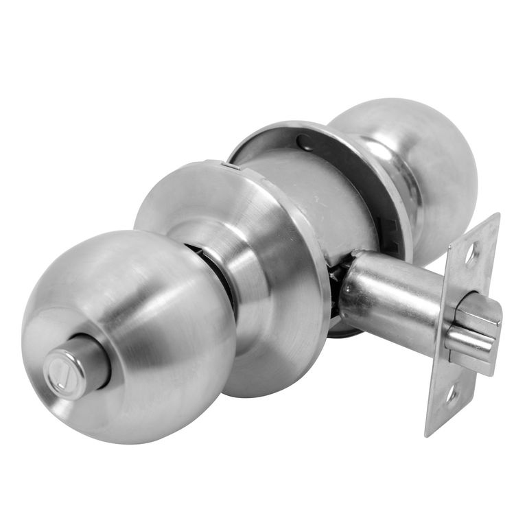 Cerradura de Pomo Dormitorio Acero Inoxidable