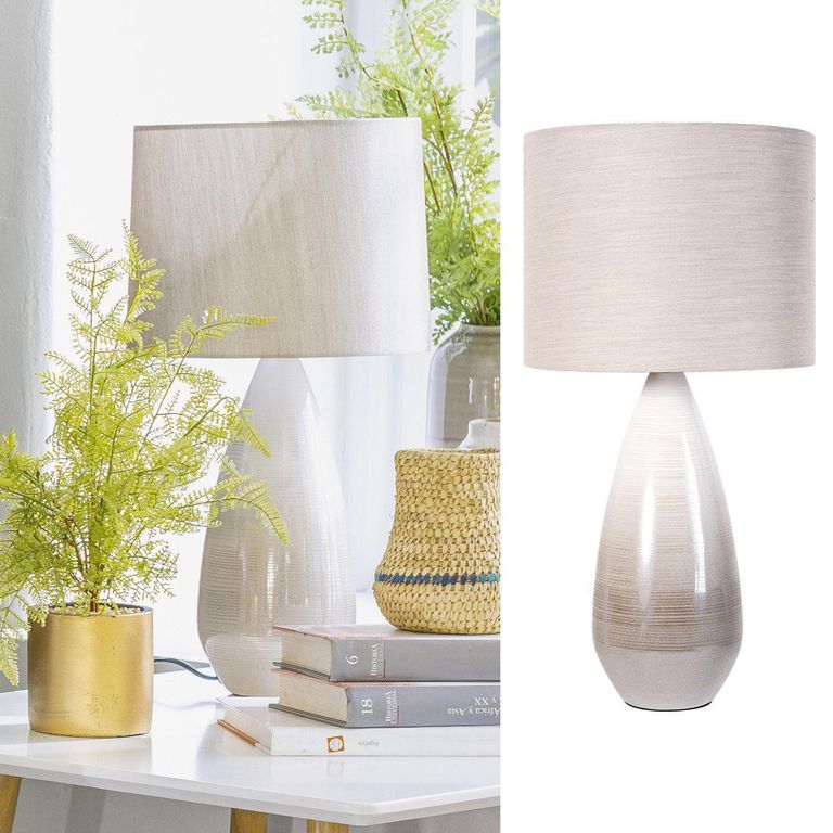 Lámpara de Mesa 1 Luz Camila Beige