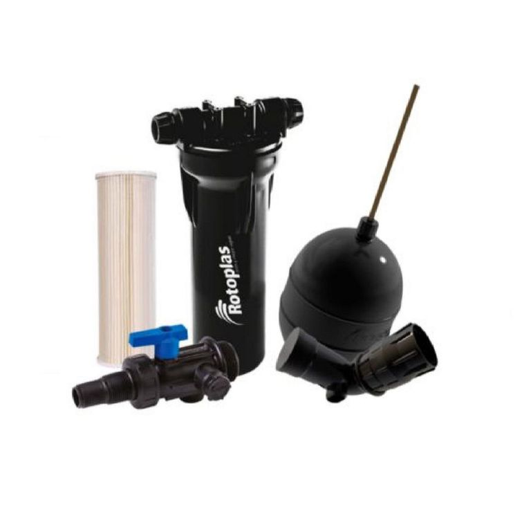 Pack Multiconector + Filtro para Tanques + Válvula y Flotador