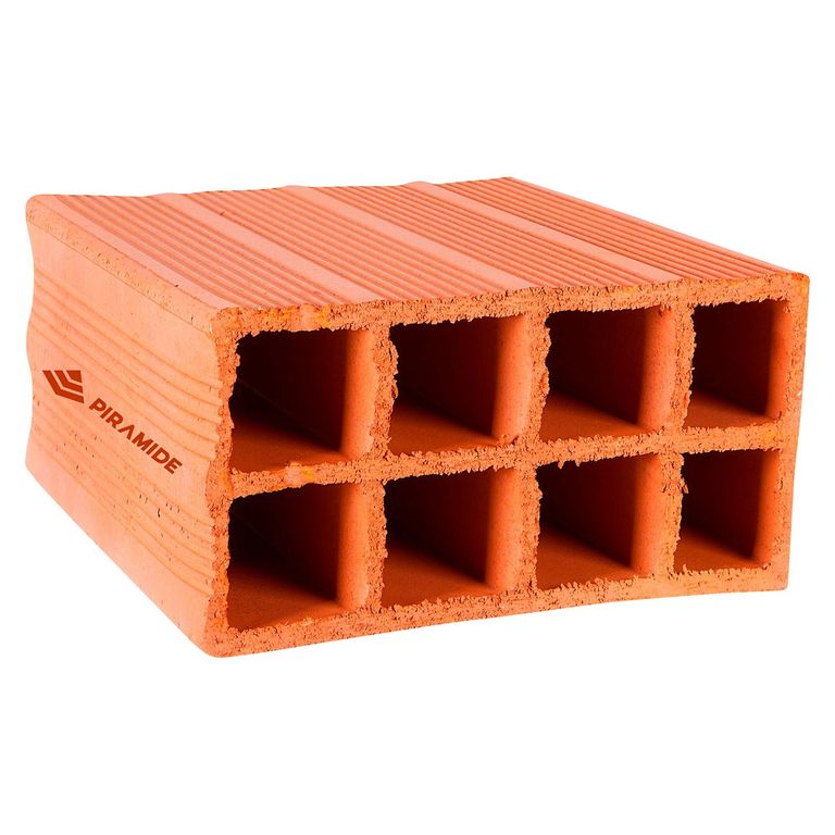 Ladrillo Techo Rayado Huecos 15 - Piramide