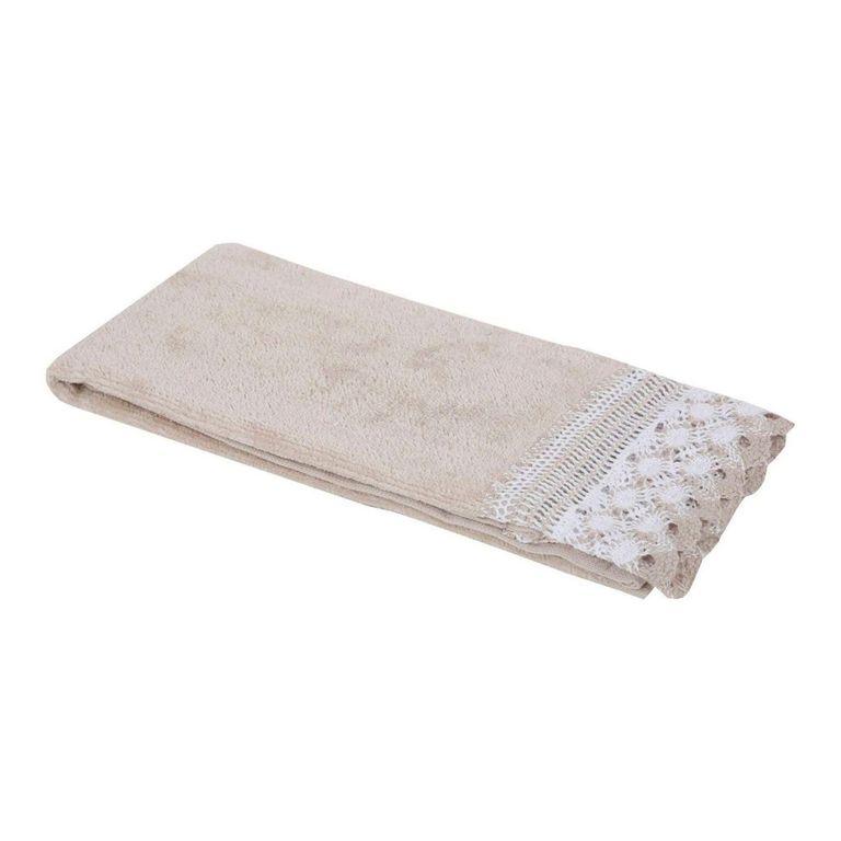 Toalla de Baño de Visita de Algodón Blonda 30x50cm Gris